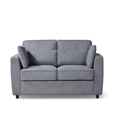 Dark Grey Chenille Fabric 3 Seater Sofa ALFIE