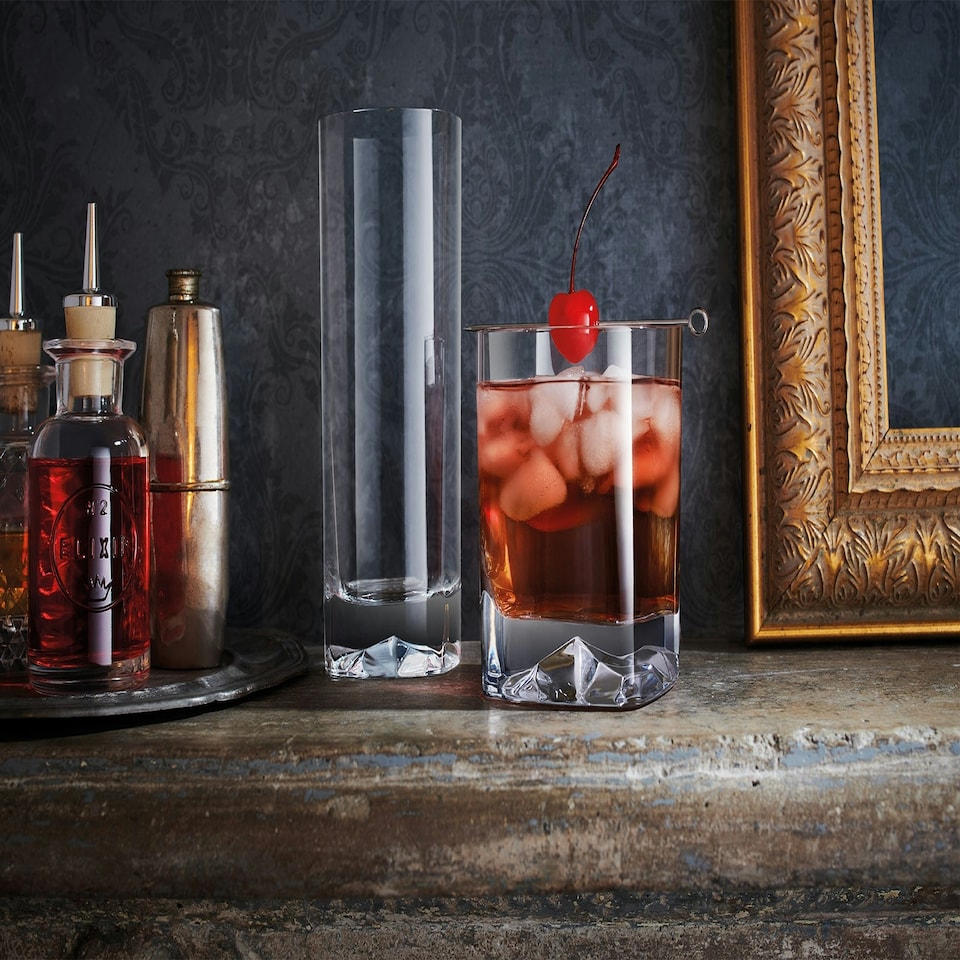 image 1 of Luigi Bormioli On The Rocks DOF Glasses, 400ml x 4