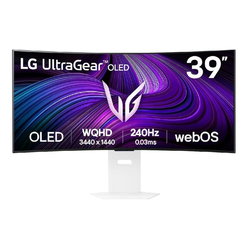 LG UltraGear 39GX90SA-W 39" Curved OLED WQHD 240Hz 0.03ms G-Sync Gaming Monitor with webOS