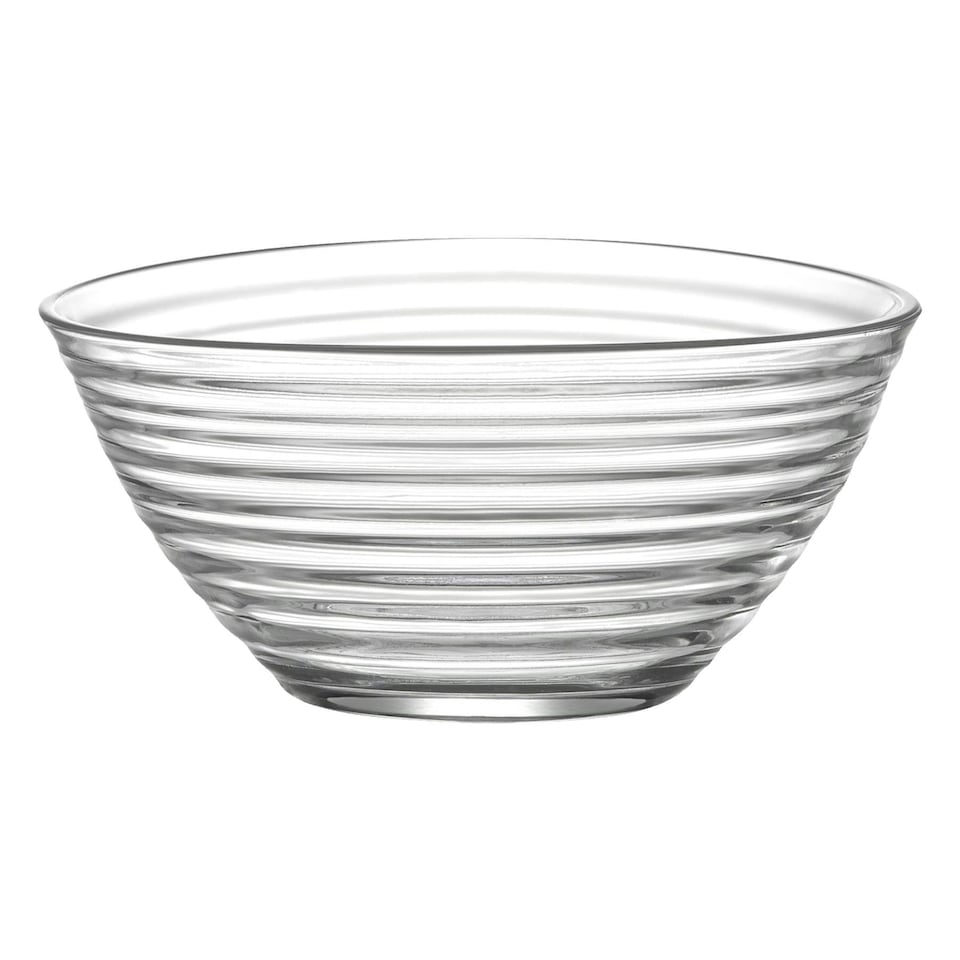 image 1 of LAV Derin Glass Serving Bowl - 23cm - Clear Clear