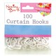 image 1 of 100 Curtain Hooks