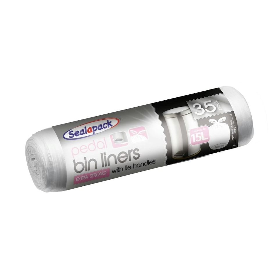 Pack of 35 Fragrance Free Pedal Bin Liners