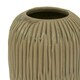 image 2 of Pallida Collection Small Fleck Vase - Ceramic - L17 x W17 x H15 cm - Brown Brown
