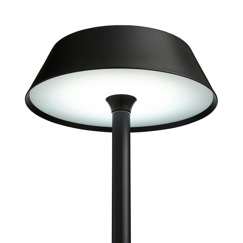image 1 of Energize Black LED Rechargeable Desk Table Lamp with Touch Sensor