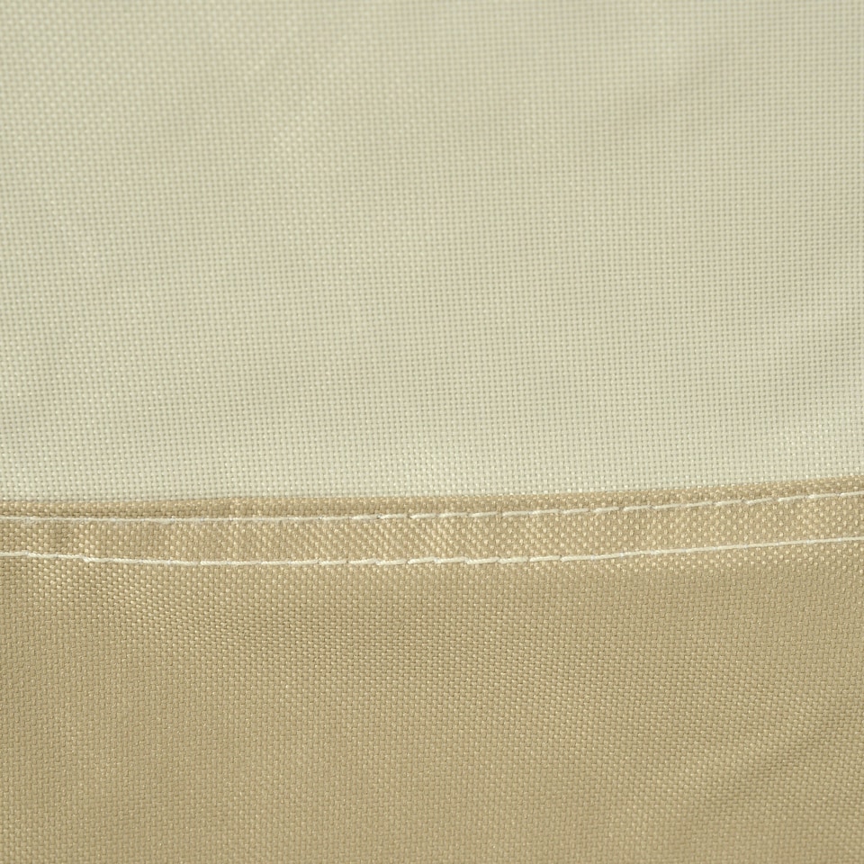 image 1 of Outsunny Furniture Rain Cover 3 Seater Garden Rattan Chair Bench Waterproof White