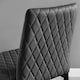 image 3 of Furniturebox 2x Milan Black Leather Black Leg Bar Stools