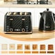 image 6 of HOMCOM 1.7L Kettle and Toaster Set with Defrost Reheat and Crumb Tray Black