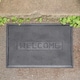 image 6 of Nicola Spring Heavy Duty Door Mat - 60 x 40cm - Welcome - Rubber Indoor Outdoor Floor Mat Dirt Trapper Rug Non Slip Doormat