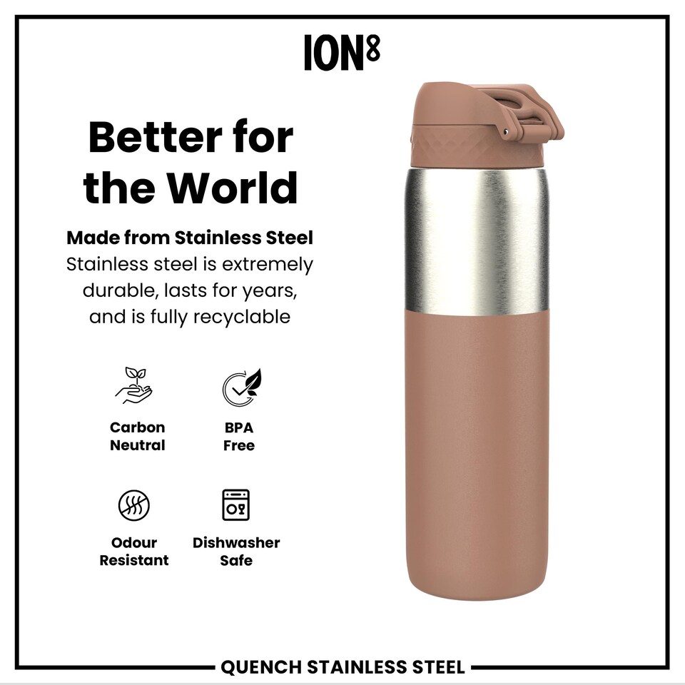 image 1 of Leak Proof 1 Litre Water Bottle, Vacuum Insulated, 920ml (30oz)