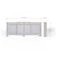 image 7 of Longslow Adjustable Radiator Cover | Grey | Grey