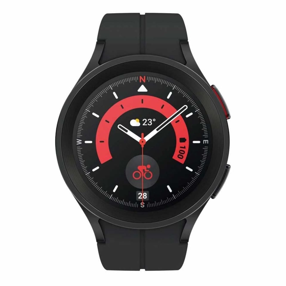 image 1 of Samsung Galaxy Watch5 Pro LTE 45mm Black Titanium - 4G GPS Smartwatch