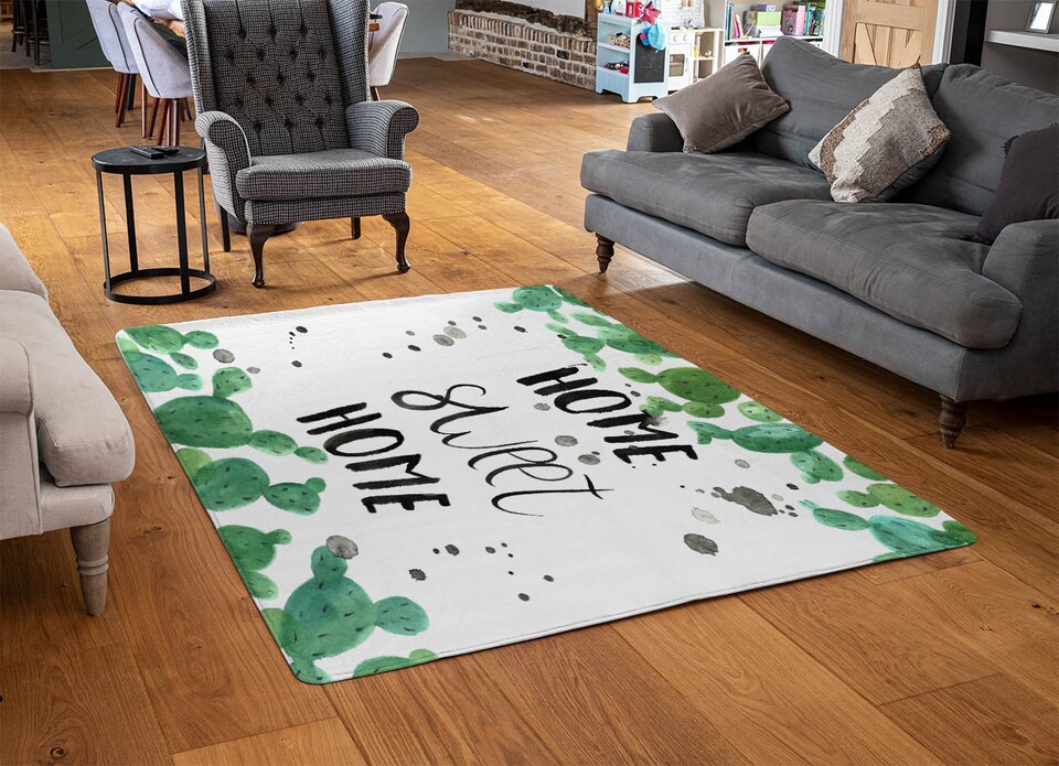 image 1 of Home Sweet Home Designer Rug | Multi
