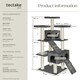 image 6 of Cat Tree Knuti - 186 cm, sisal cat scratching post - Anthracite