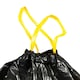 image 3 of 150 x 120L Drawstring Bags (3 Rolls of 50) With Easy Tie Top Handle Black