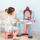 image 2 of AIYAPLAY 31 Piece Kids Dressing Playset w/ Princess Mirror, Light & Sound