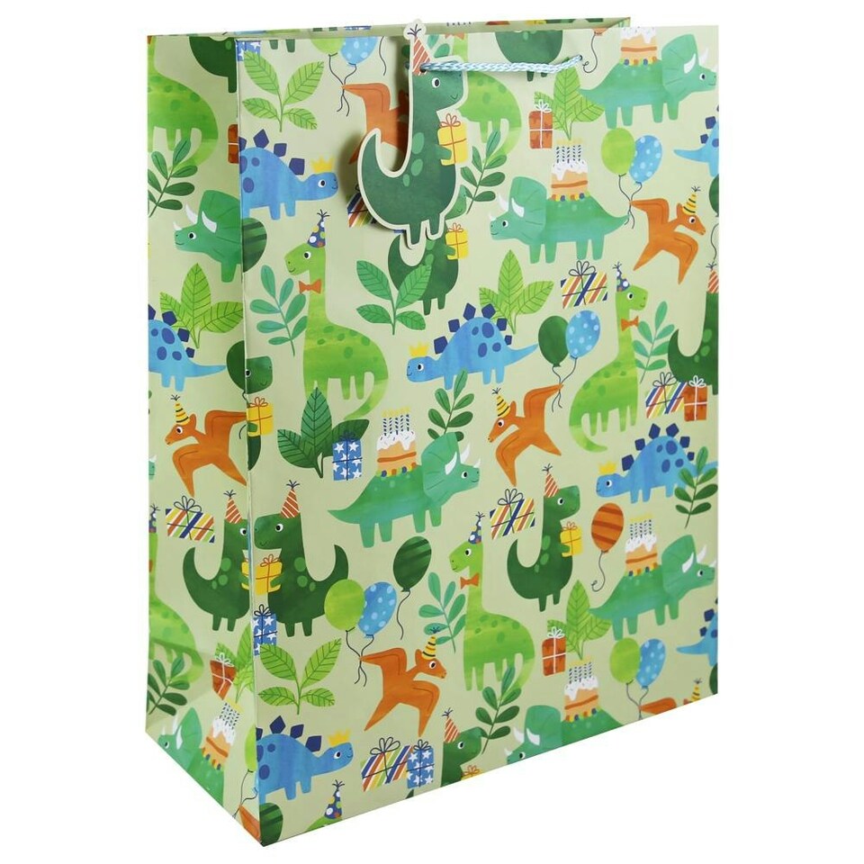 image 1 of Pack of 6 Dino Party Extra Large Gift Bags