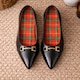 image 2 of BIRCH Ladies Tartan Foam Insoles - Cushioning Shoe Inserts