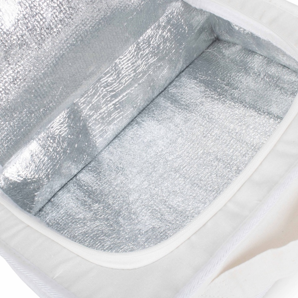 image 1 of White Cooler Picnic Bag