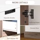 image 4 of HOMCOM 3 Drawer 2 Door Wardrobe, Modern Clothes Storage Cupboard Unit with Hanging Rod, Bedroom Wardrobe with Soft Closing Hinge, 50D x 80W x 180Hcm, Brown