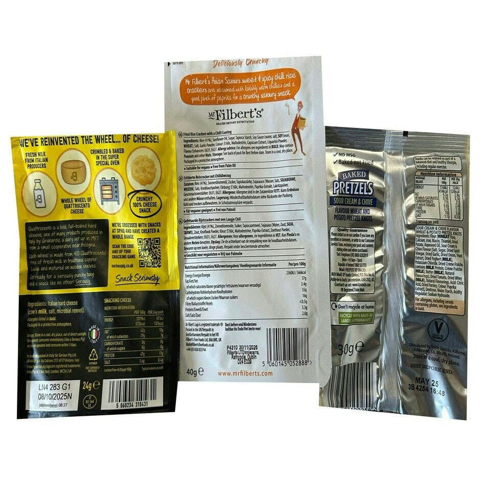 image 1 of Johnnie Walker Black Label Whisky Nibbles Hamper 70cl 40% abv