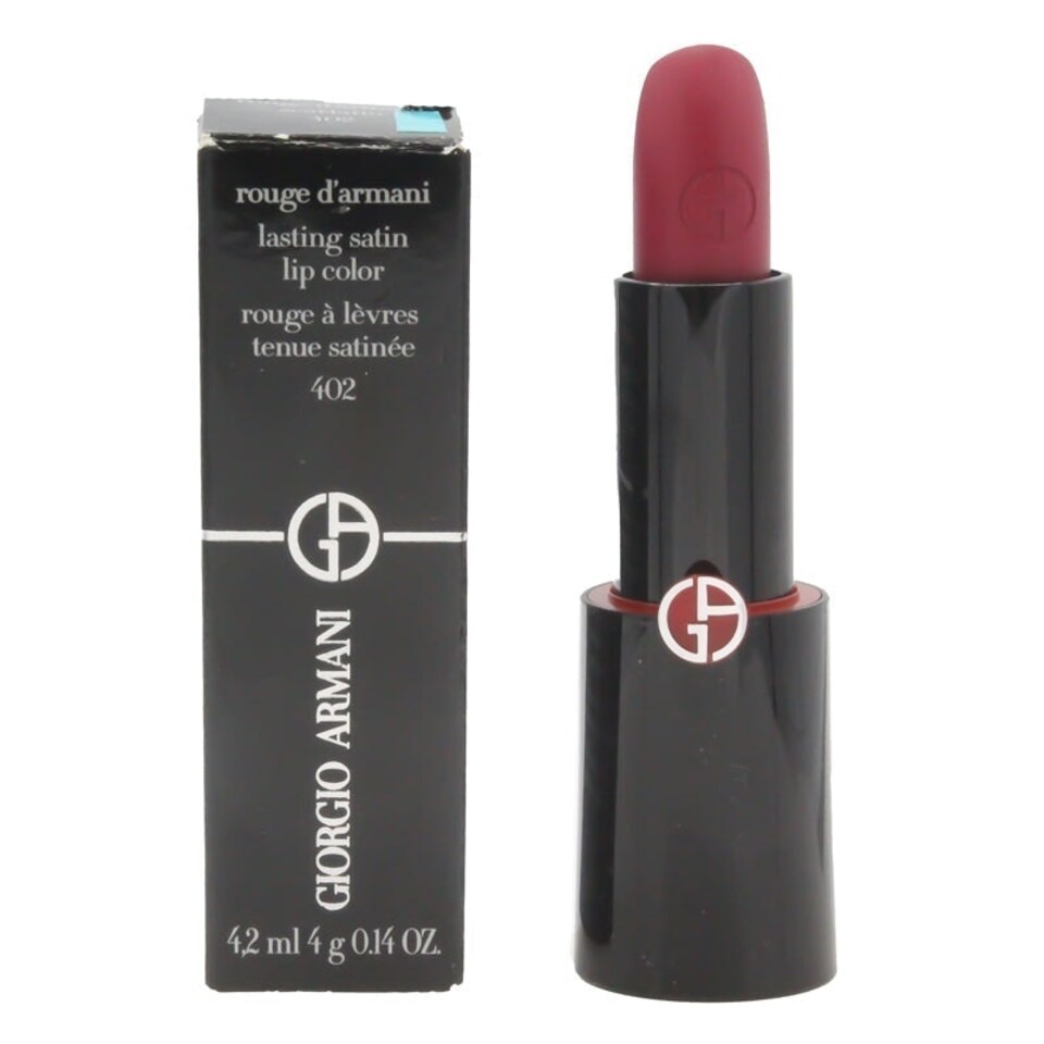 image 1 of Giorgio Armani Rouge D'Armani Satin Pink Lipstick 402 Scarlatto Pink