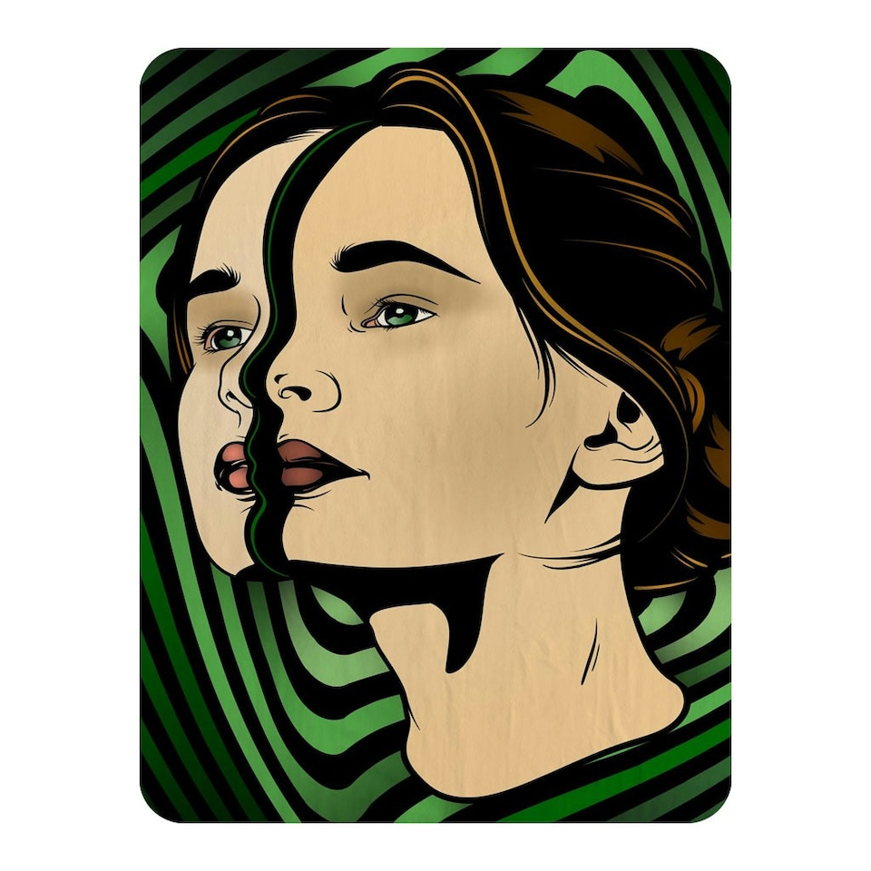 image 1 of portrait of woman (Blanket)