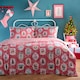 image 1 of Fusion Christmas Vintage Frames Duvet Cover Set Red