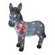 image 1 of Neo 34 cm Donkey Acrylic Christmas Light 30 Cool White LED Christmas Light Battery Powered Outdoor Indoor Festive Decoration Ornament Auto Timer