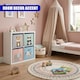 image 2 of The Magic Toy Shop Set Of 4 Animal Storage Boxes Foldable Blue Cubes