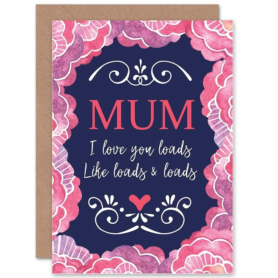image 1 of Mothers Day Card Love You Loads Like Mum