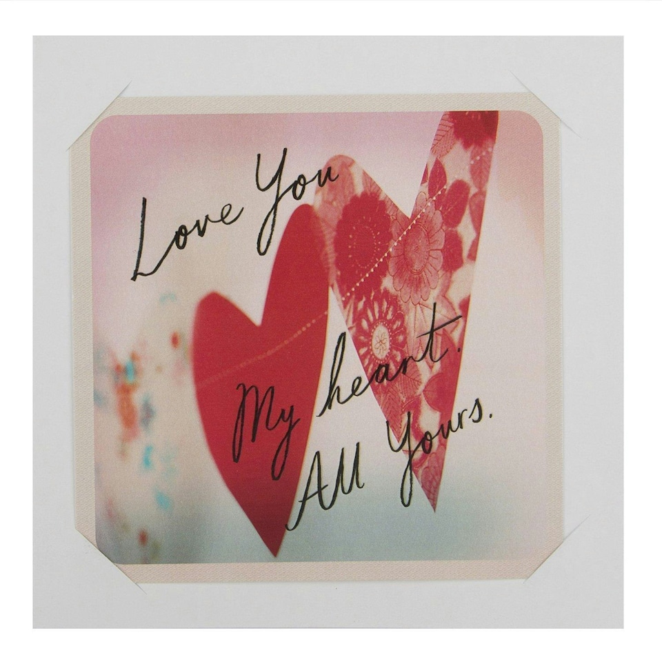 image 1 of Hallmark Valentine's Day Card For One I Love 'All Yours' - Small Square