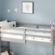 image 8 of Oliver Grey Single Wooden Bunk Bed