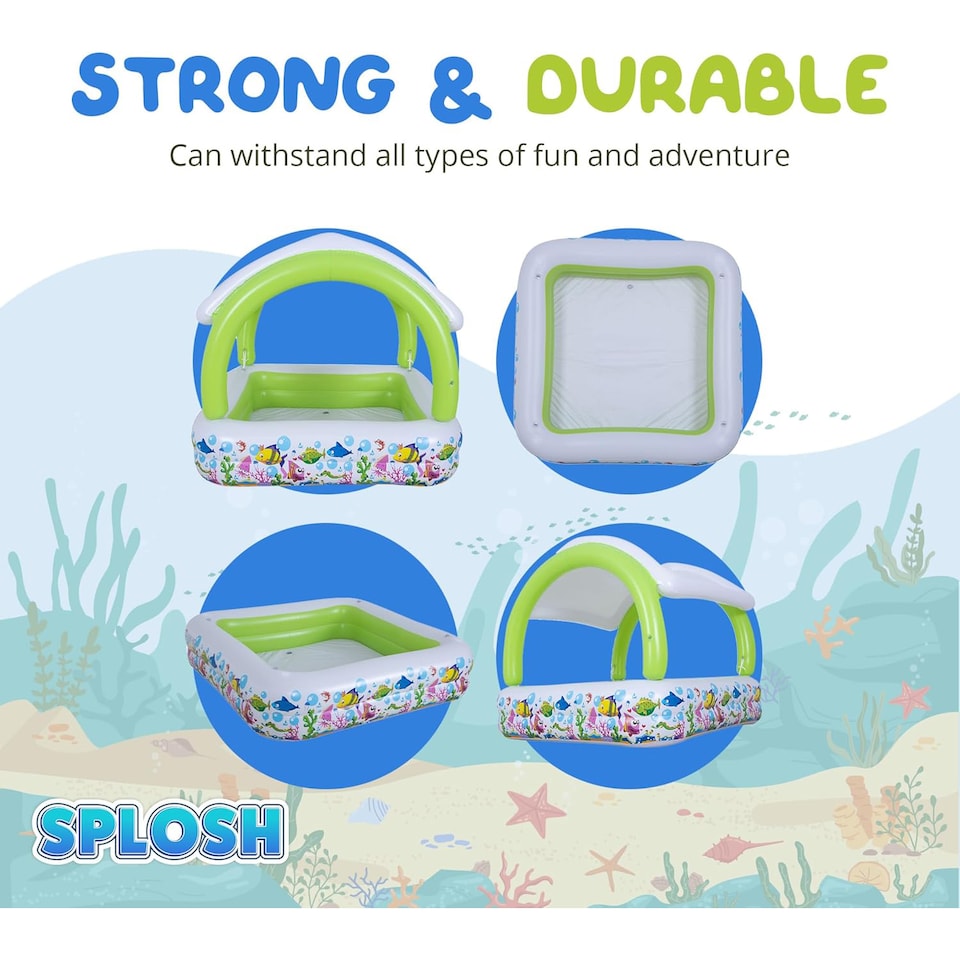 image 1 of Splosh Sunshade Square Pool