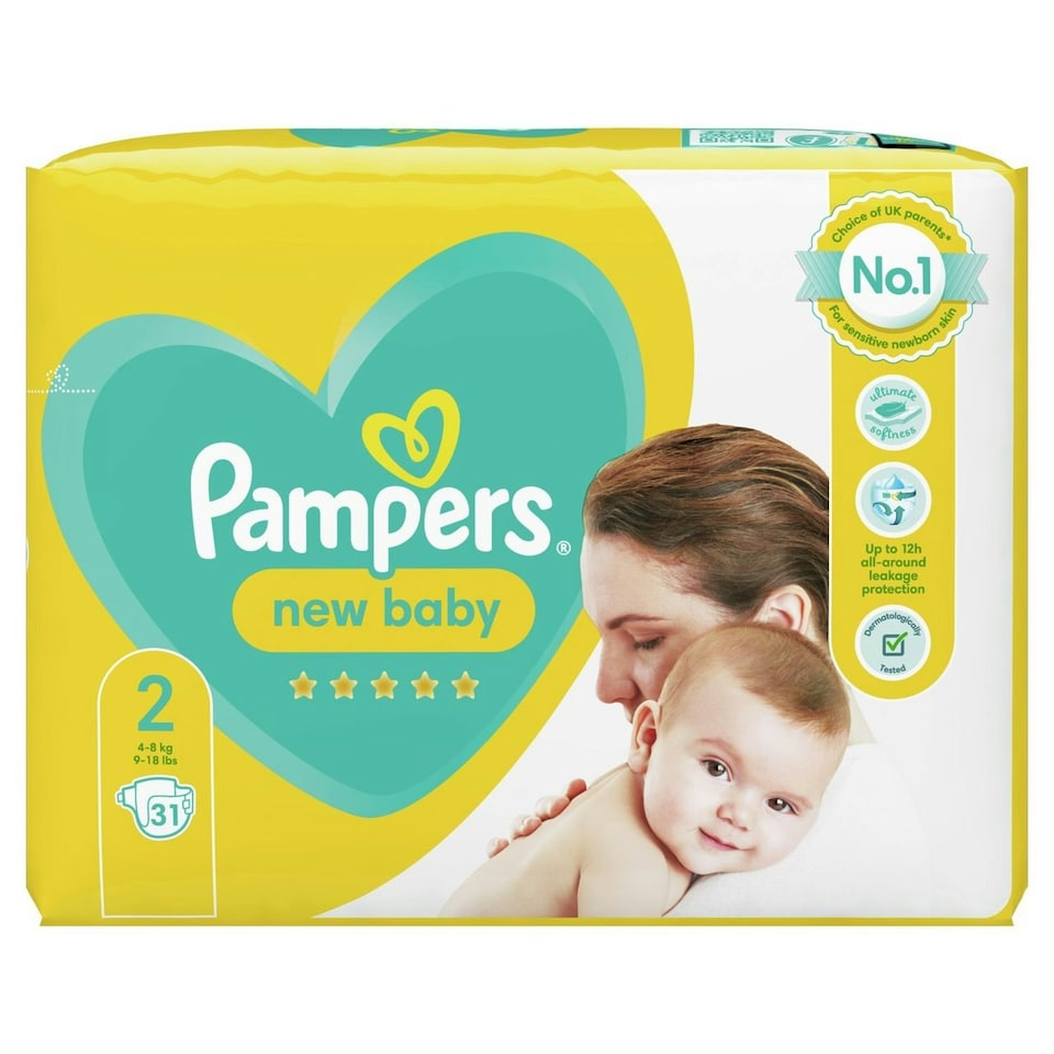 Pampers Mini Size 2 31s x 4