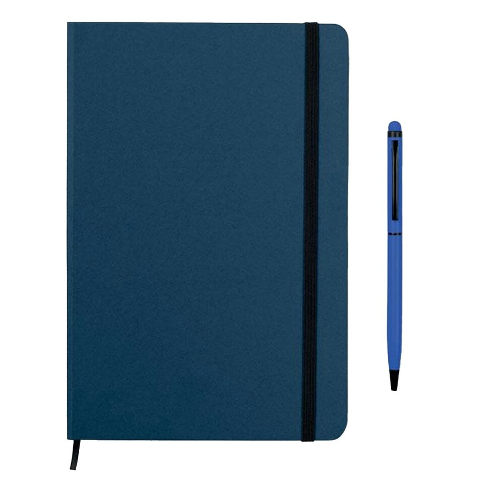 image 1 of MidOcean Neilo Set Notebook & Pen - Blue - 21cm x 14cm x 1cm