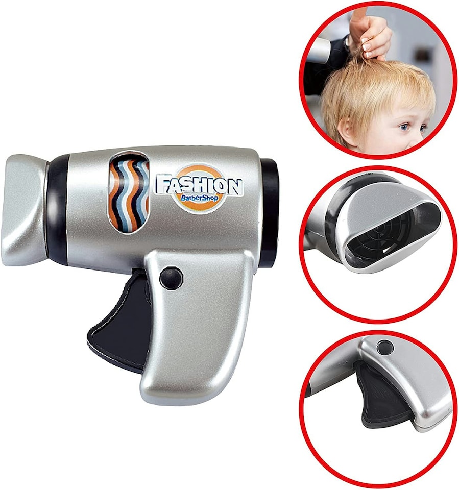 image 1 of Stylist Hairdresser Barber Salon Tool Role Play Set Realistic Toys with Accessories Included - Great Pretend Play Set for Kids