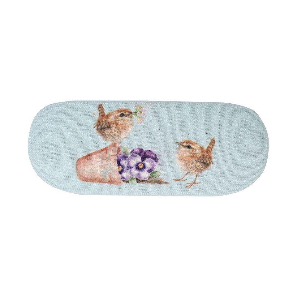 image 1 of 'Pottering About' Bird Design Hard Shell Glasses Case
