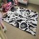 image 4 of Leopard Print with Blue (Rug) Multi | XL: 160x230cm