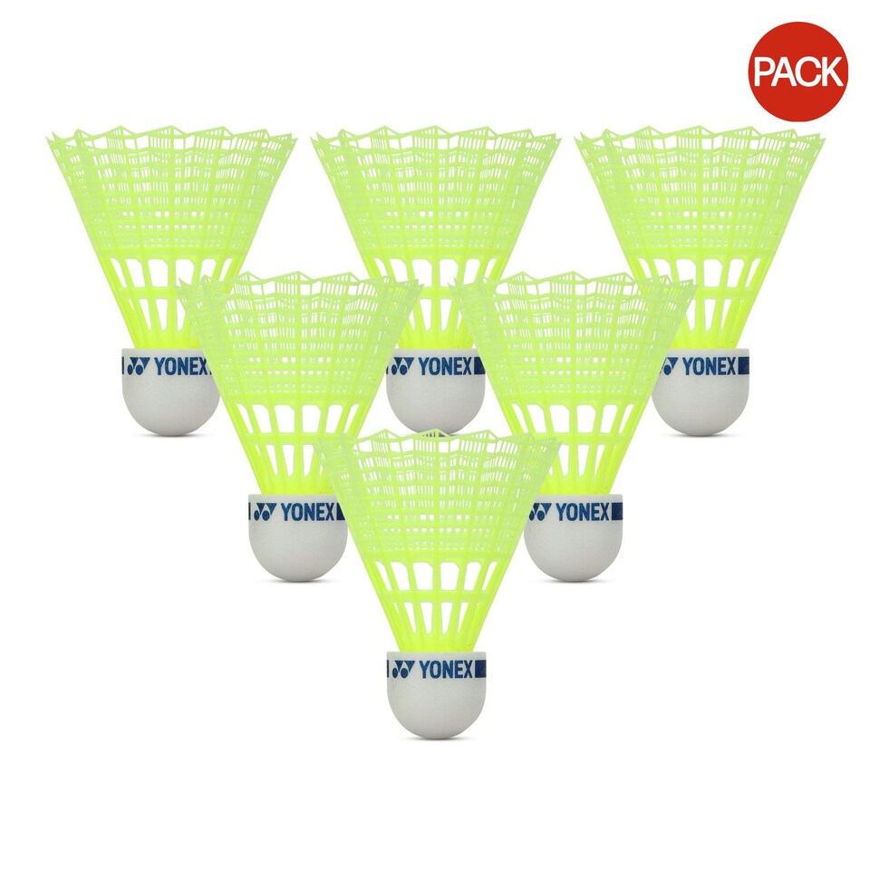 image 1 of Yonex Mavis 10 Shuttlecock (Pack of 6) - Yellow - One Size