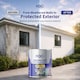 image 6 of HQC Masonry Paint -  Weatherproof & Long-lasting Protection For All Exterior Walls - Black - 1L