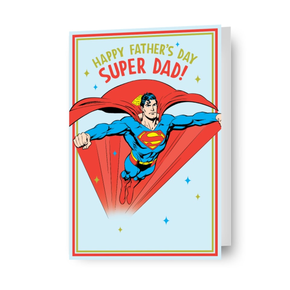 Superman 'Super Dad!' Father's Day Card