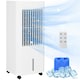image 9 of HOMCOM Portable Air Cooler with Humidifier, Ice Packs, Oscillation, White