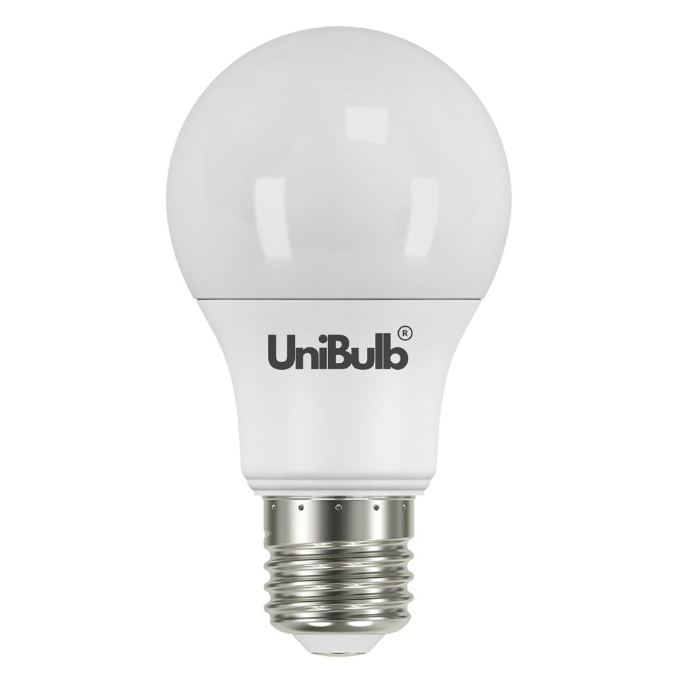image 1 of UniBulb LED GLS E27 806lm 7.3W 2700K (Warm White) Light Bulb - Pack of 3