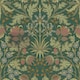 image 2 of Tulip Trellis Wallpaper in Bottle Green | Green | Bottle Green