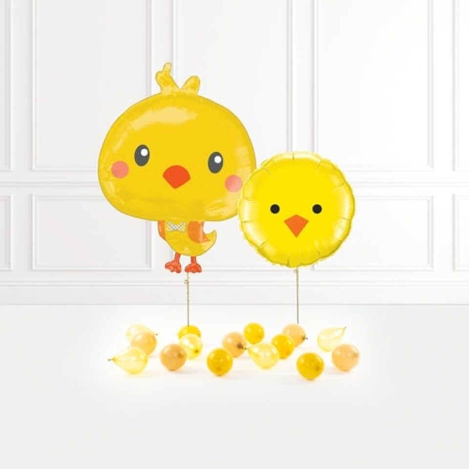 Chicky Easter Inflated Balloon Package