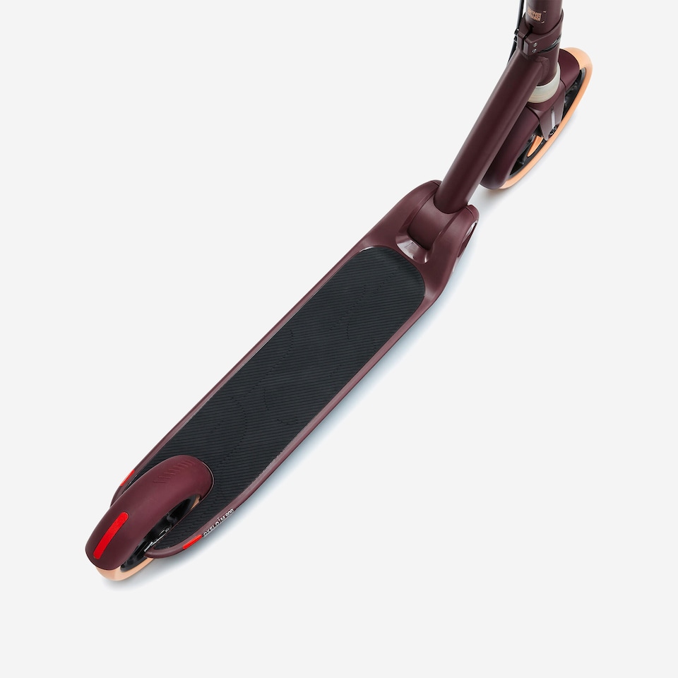 image 1 of Decathlon Kids' Scooter M900 - Burgundy/Orange Accents