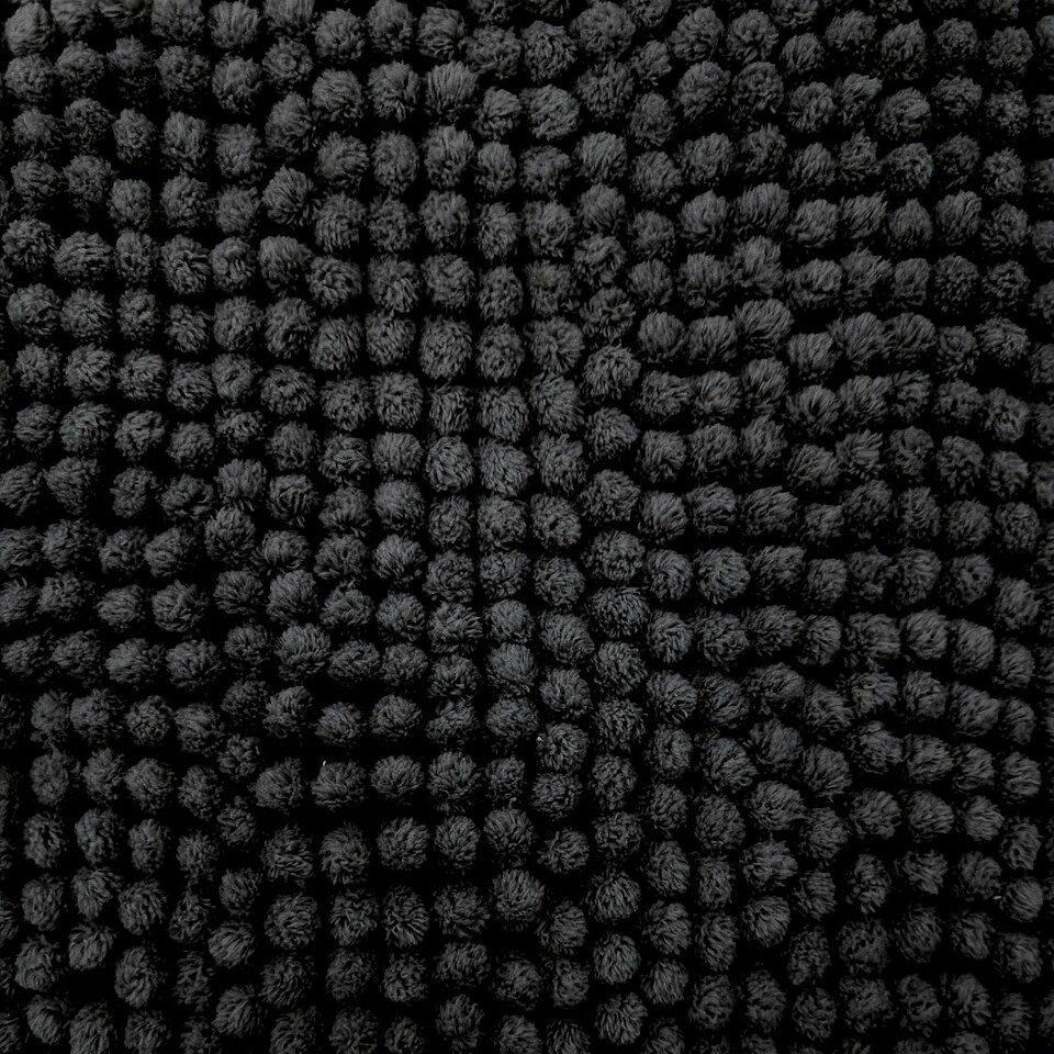 image 1 of Chenille Bobble Bath Mat Non-Slip 50 x 80cm - Sage Green