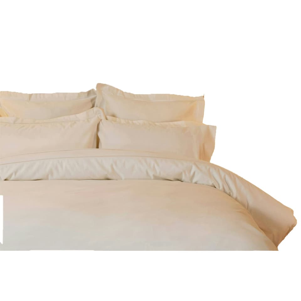 Belledorm Egyptian Cotton Plain Duvet Cover - Ivory - Single