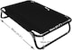 image 6 of Actiaspet Elevated Folding Dog Bed Indoor Outdoor Pet Cot Steel Frame (Black, Medium)