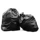 image 2 of 50 Black Large 80L Refuse Sacks 140 Gauge Garbage Bin Liners For Indoor & Outdoor Use